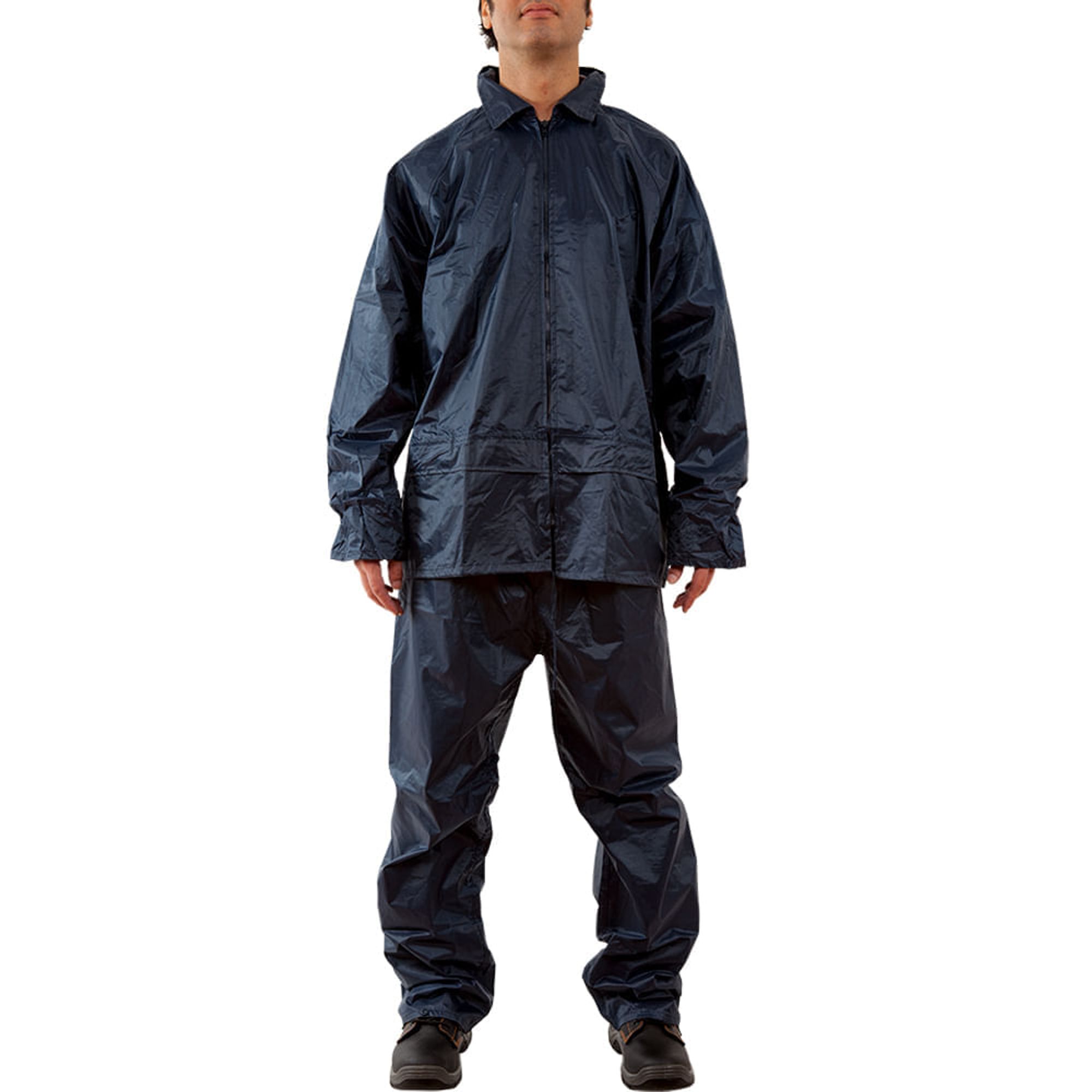 Traje de agua Impermeable con jardinera Modelo ALASKA PU Naranjo, COPRELEC